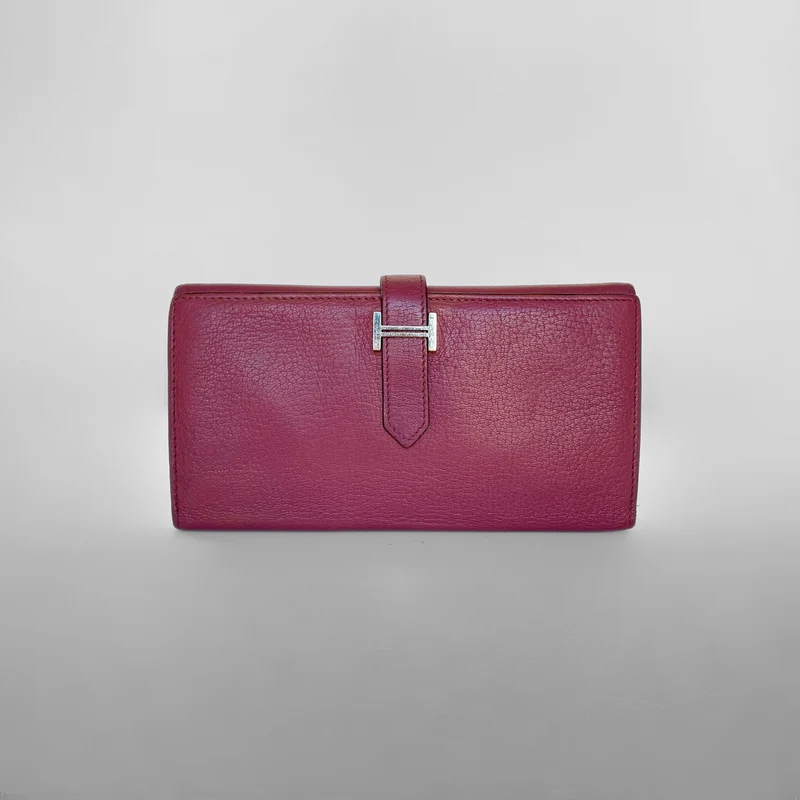 Hermès Bearn Portafoglio in pelle Epsom