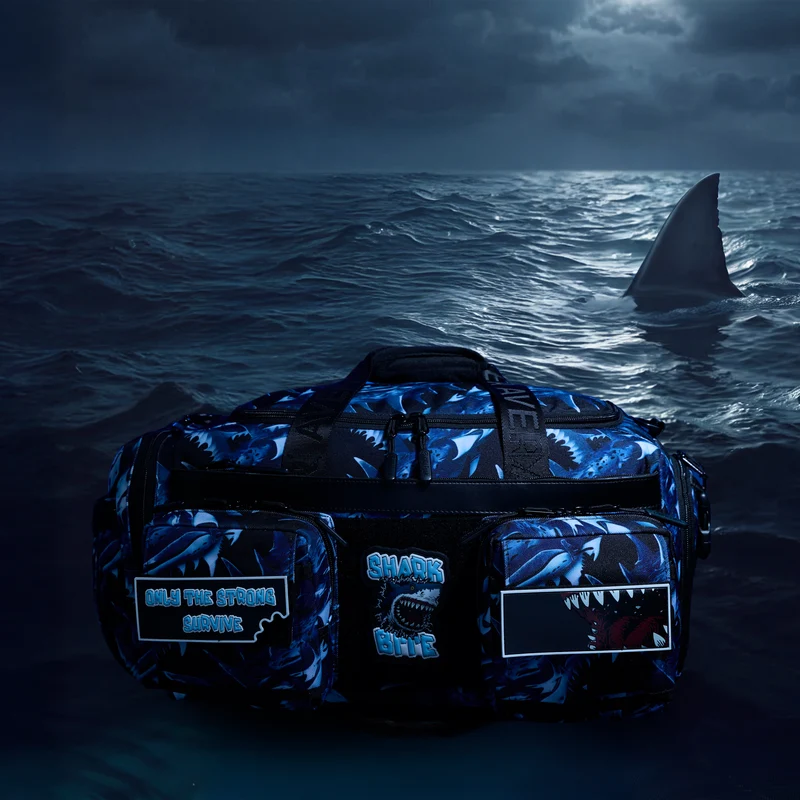 30L Perfect Duffle Bag Shark Bite