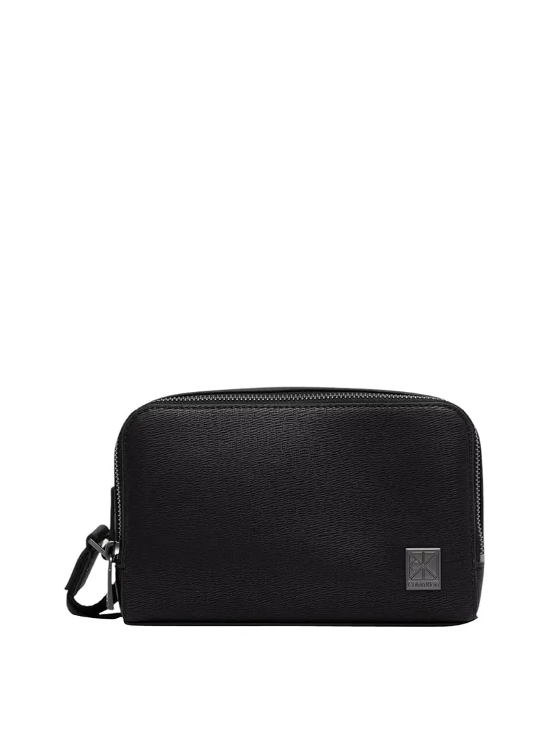 Calvin Klein Pochette Calvin Klein Emblem Hw Dopp Kit - Nero