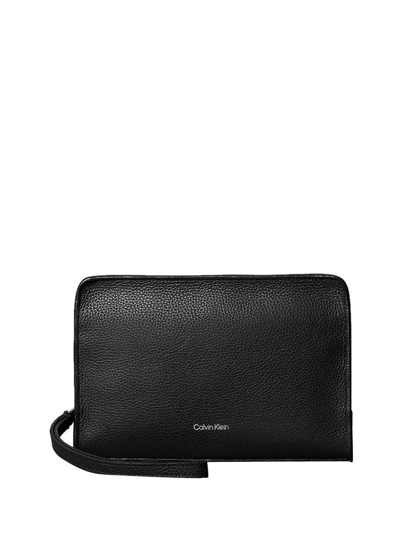 Calvin Klein Pochette Calvin Klein Foil Emboss Pouch Nero
