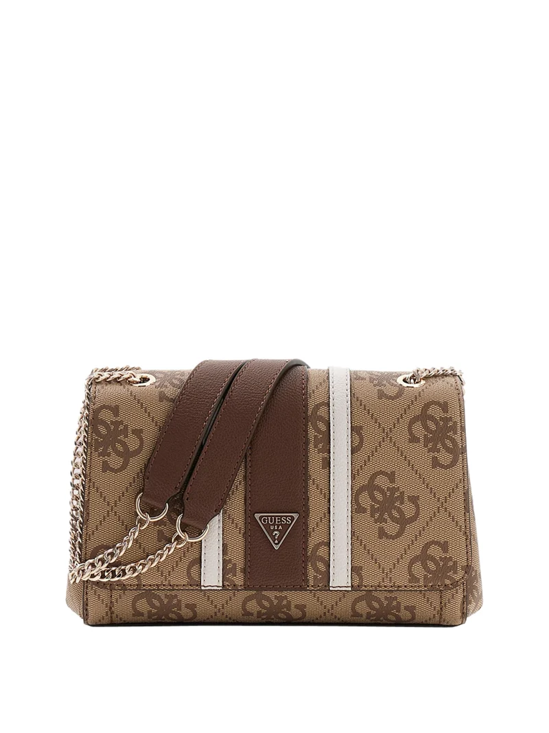 Guess Borsa A Tracolla Guess Con Logo Noelle - Brown