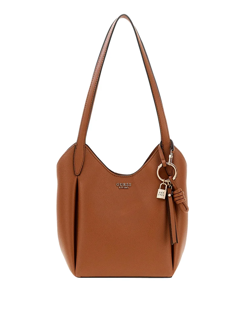 Guess Borsa A Mano Guess A Secchiello Melody - Caramel