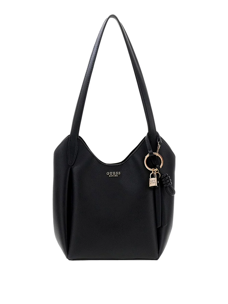 Guess Borsa A Mano Guess A Secchiello Melody - Nero