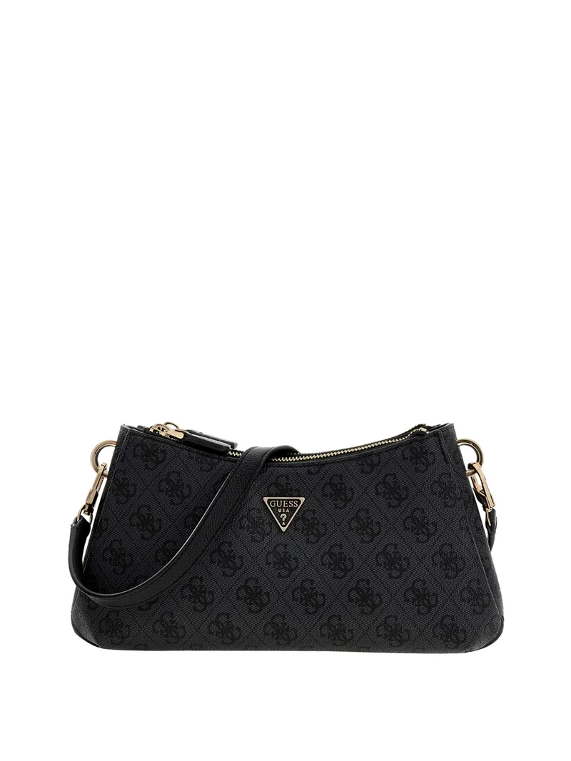 Guess Borsa A Tracolla Guess Mini Noelle 4G Logo - Coal