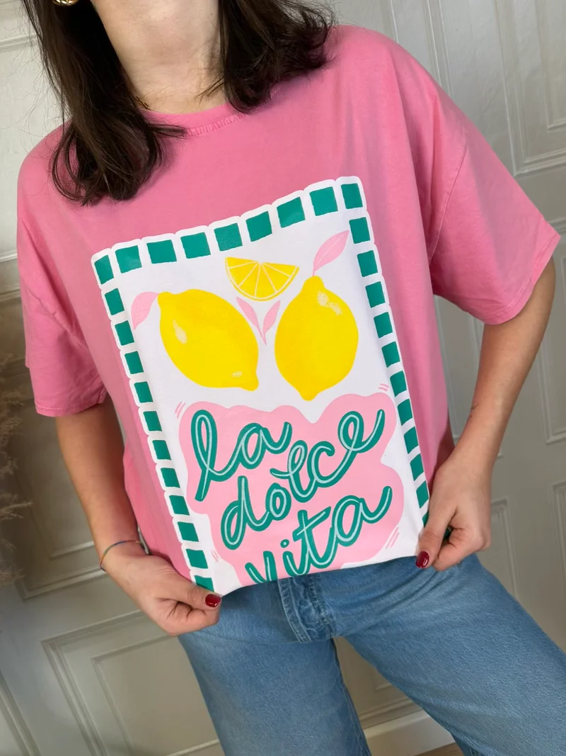 T-Shirt La dolce Vita - HolaSelection