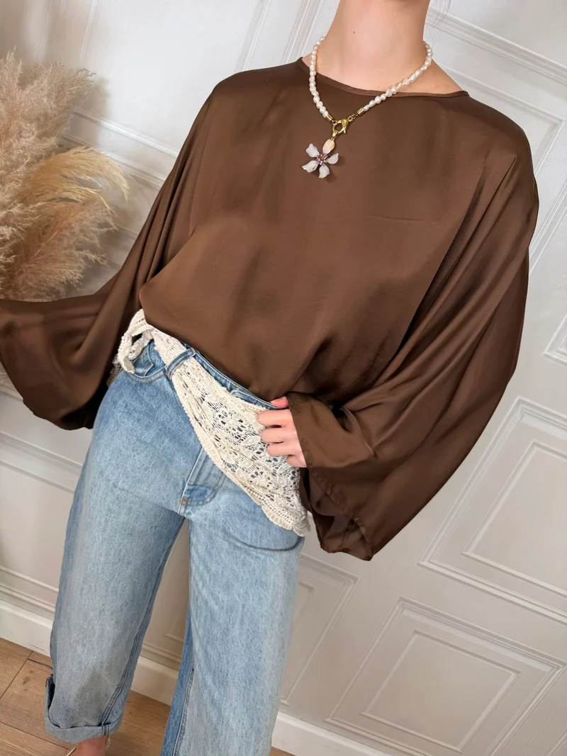 Blusa maniche over - Haveone