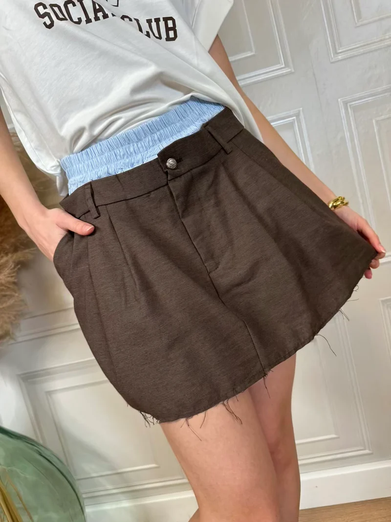 Gonna pantaloncino moro- Kikisix