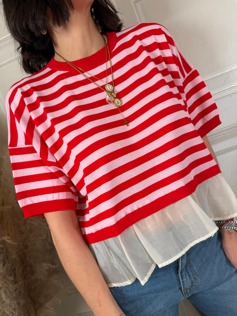 T-shirt rigata - Vicolo