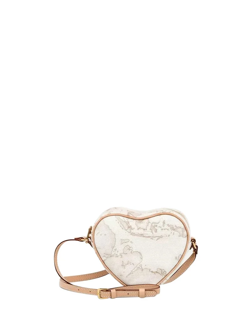 Alviero Martini Borsa A Tracolla Mini A Cuore Bianco