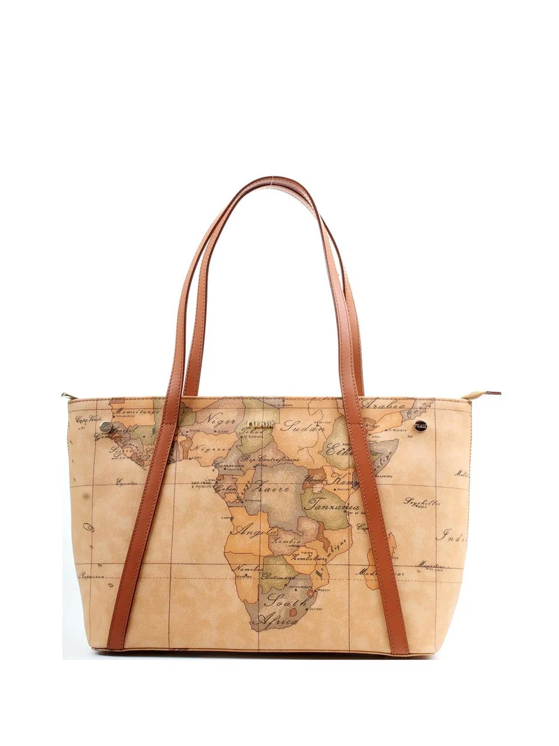 Alviero Martini Shopping Media Geo Classic Naturale