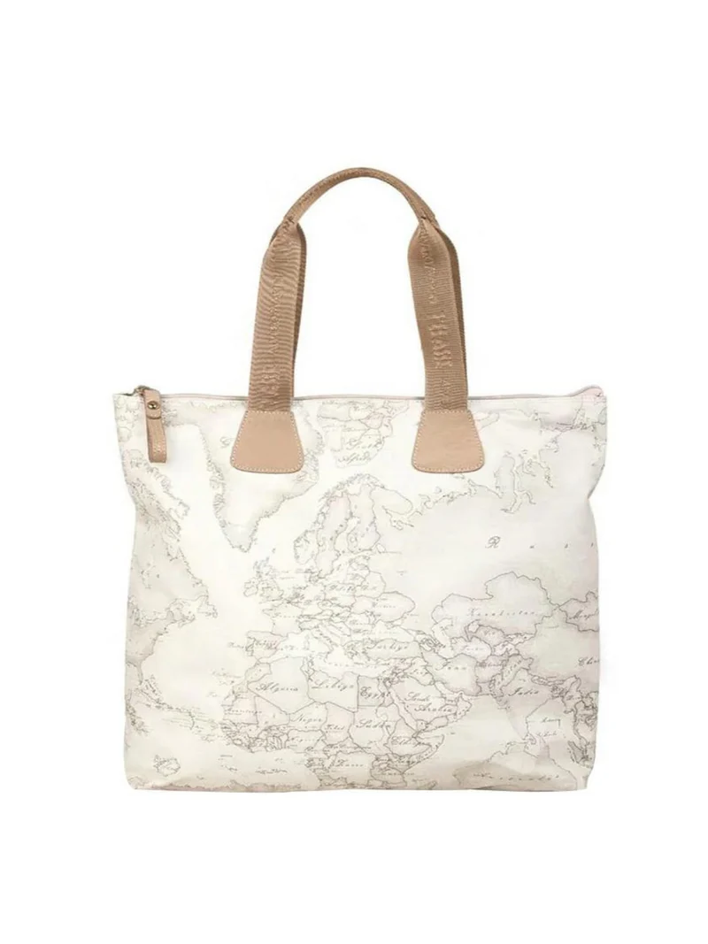 Alviero Martini Borsa Shopper Geo Classic Bianco
