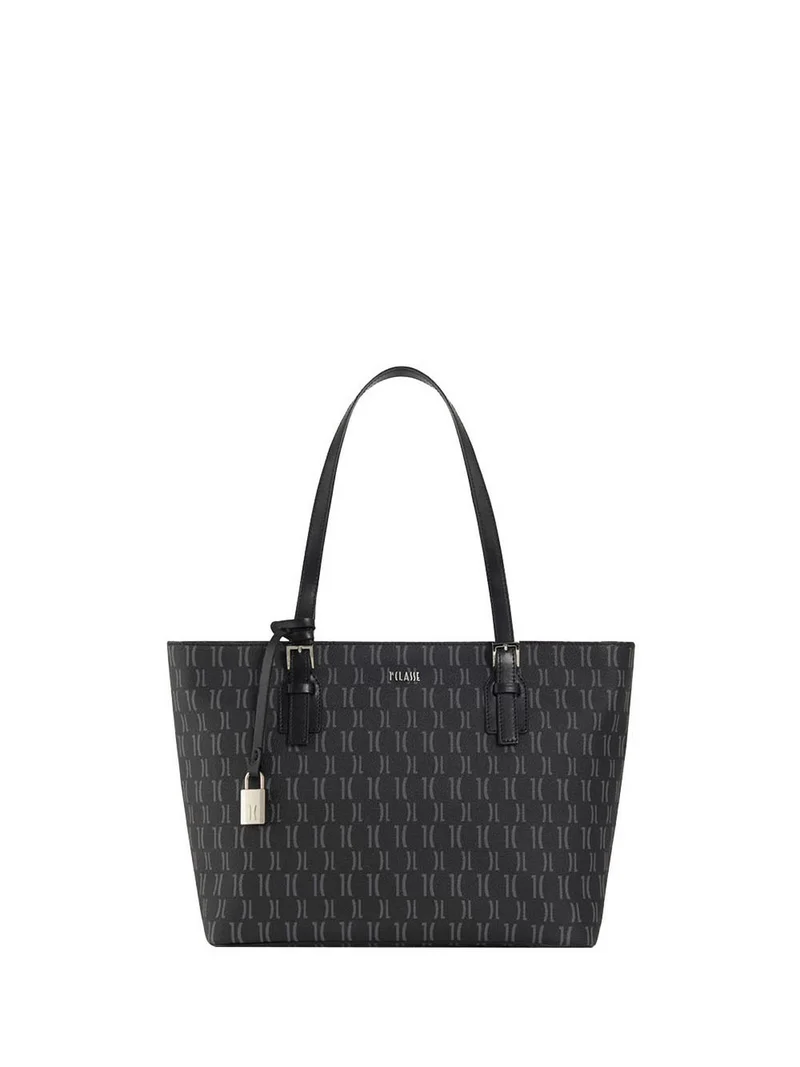 Alviero Martini Borsa Shopper Media Monogram Nera