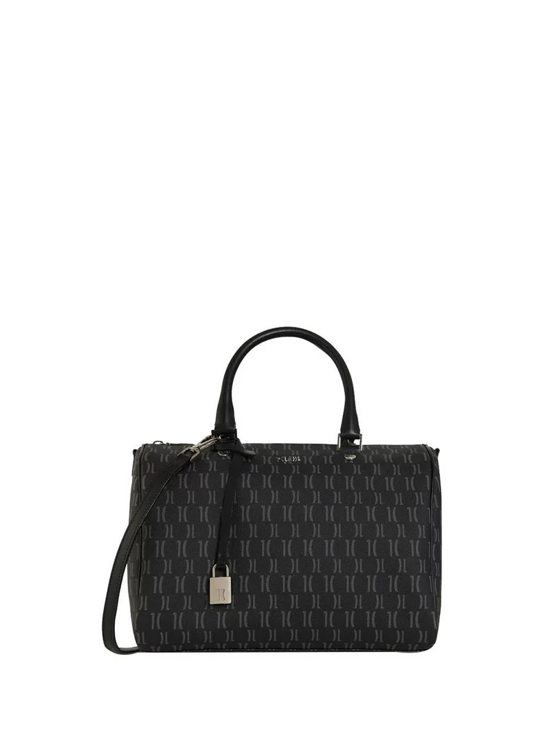 Alviero Martini Bauletto Con Tracolla Monogram Nera