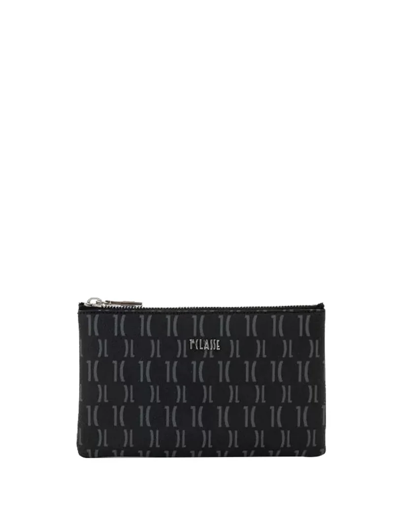 Alviero Martini Portafogolio Bustina Media Monogram Nero