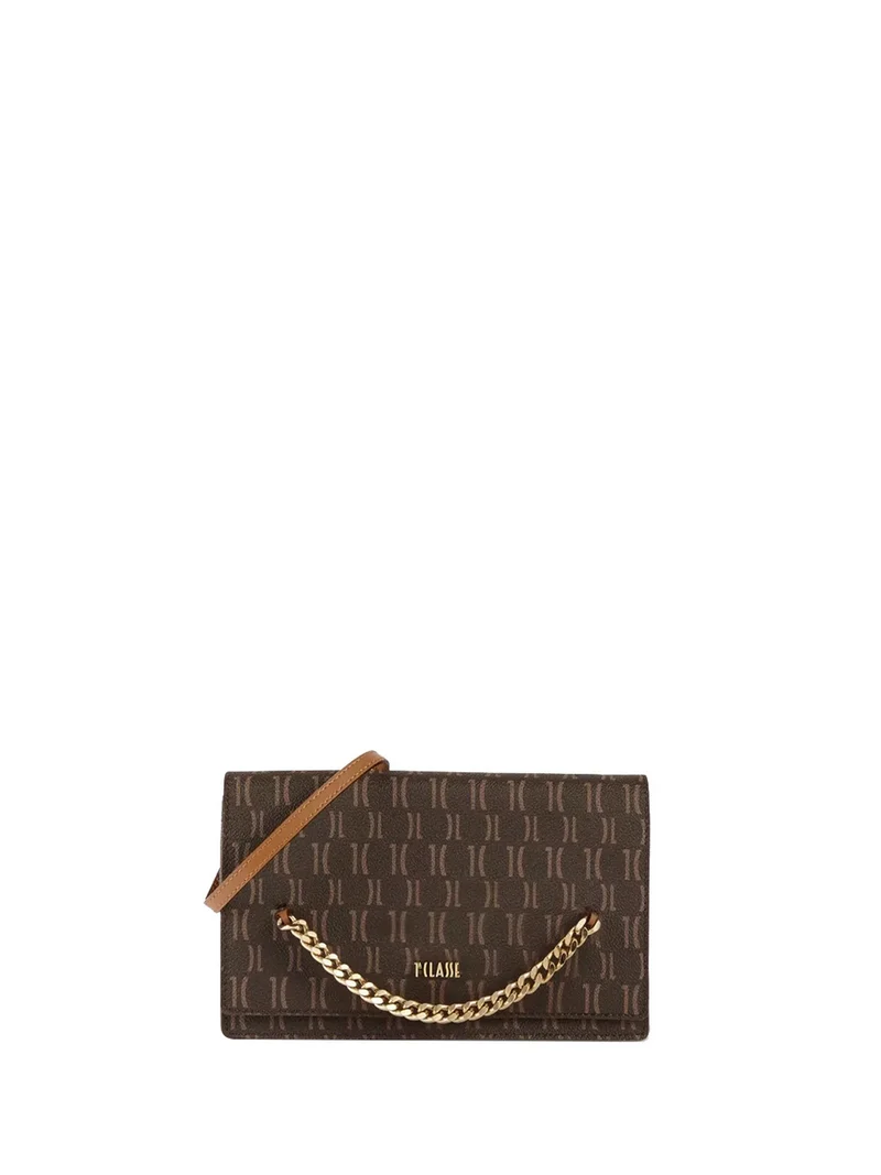Alviero Martini Pochette Con Catena Monogram Moro
