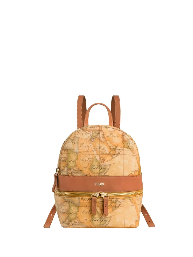 Alviero Martini Zainetto Con Logo Geo Classic Naturale