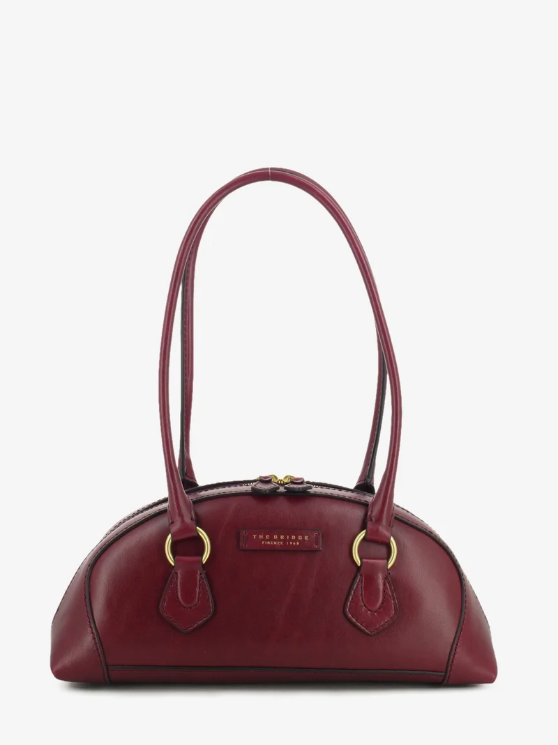 Borsa bowling Magda barolo / oro