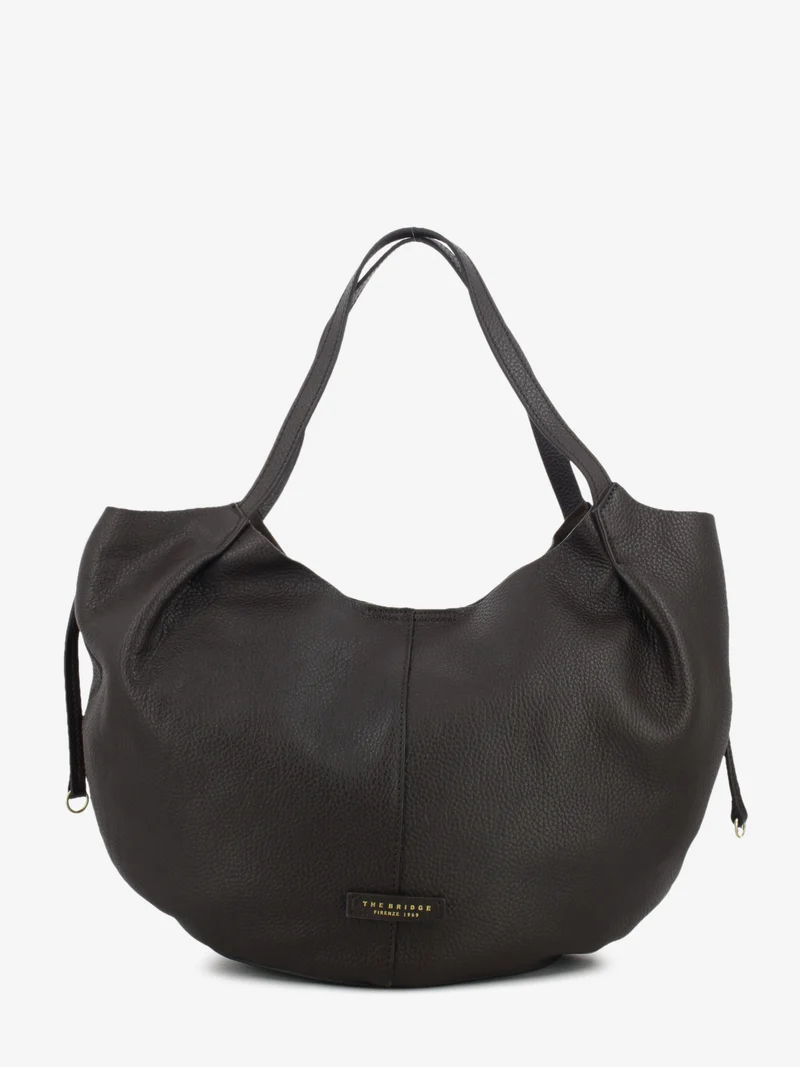 Shopper Marisa moka / gold