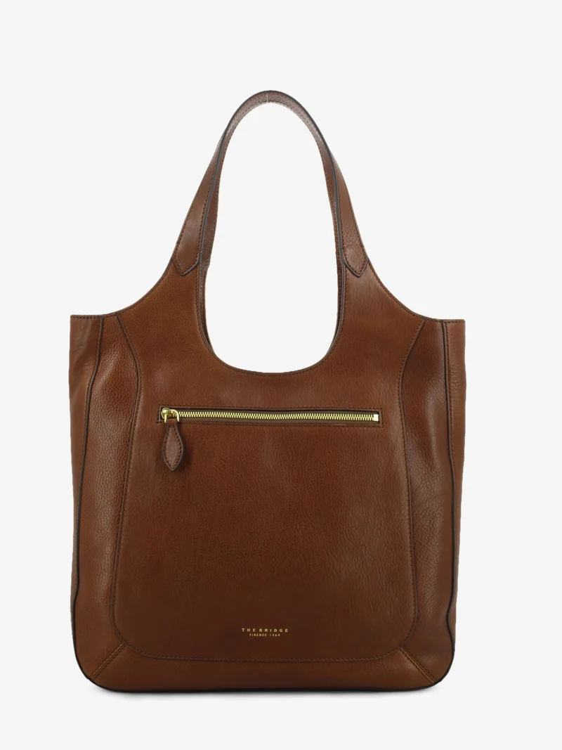 Borsa hobo Luce soft marrone / oro