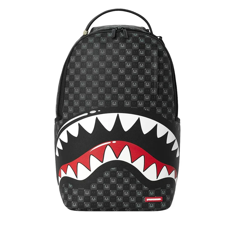 Zaino Unisex SPRAYGROUND stampa Sharks in Paris WTF Bubbly Black Check