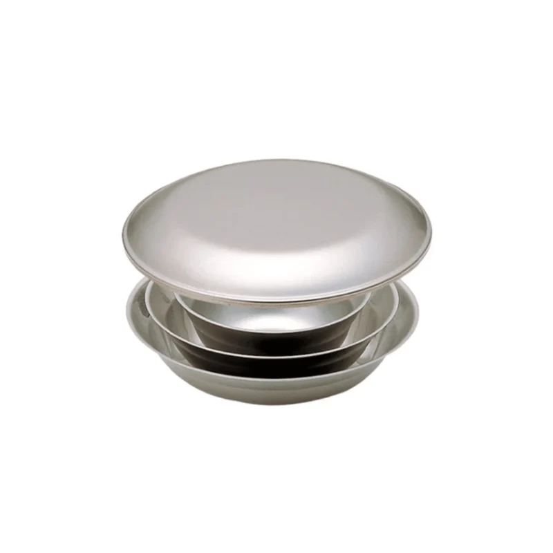 SNOW PEAK - SET PIATTI TABLEWARE - TW-021K - SILVER