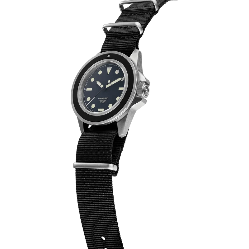 UNIMATIC - Orologio Modello Uno UC1 Classic - Diver - Nero