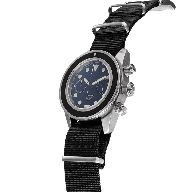 UNIMATIC - Orologio Modello Tre UC3 Classic - Chronograph - Nero