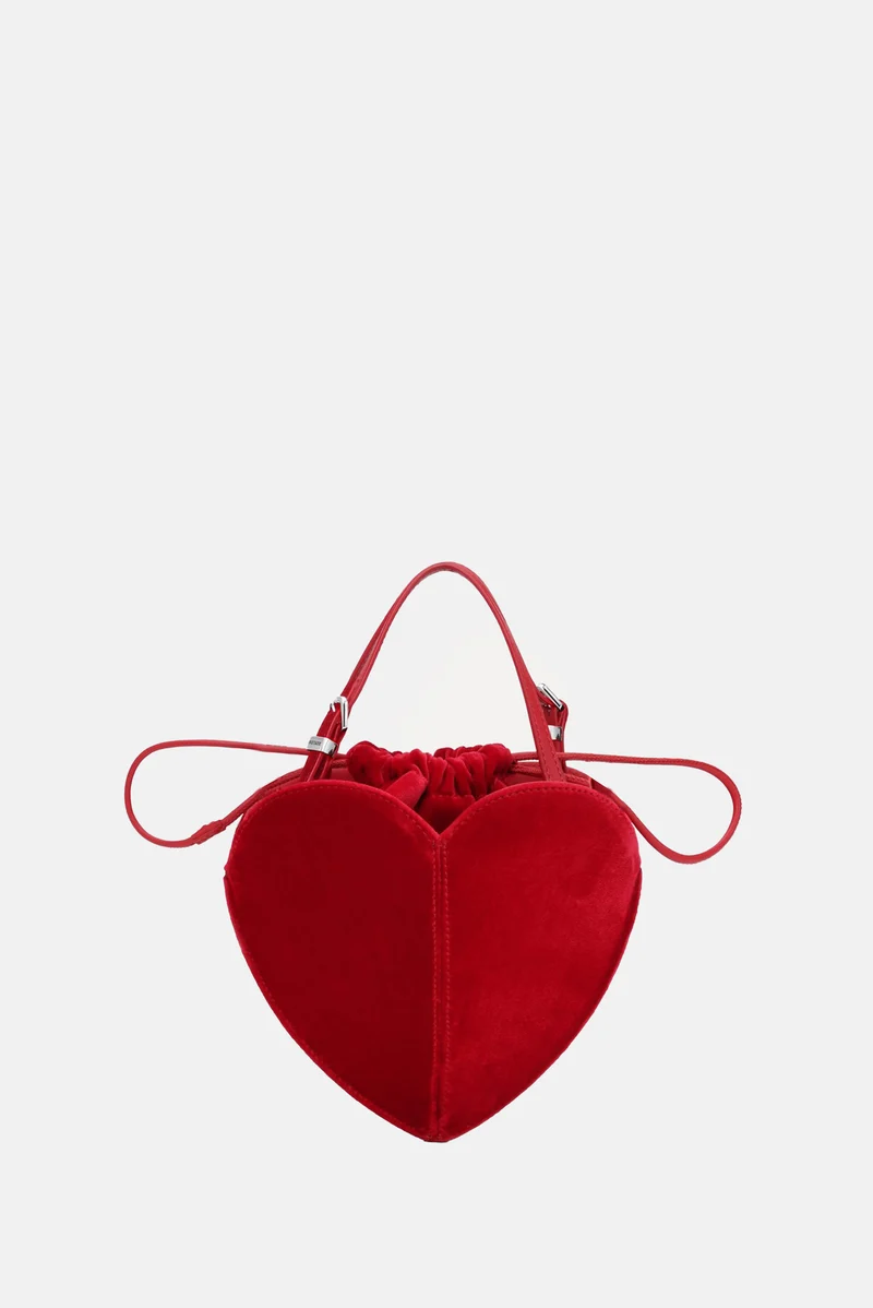 BORSA VELVET HEART