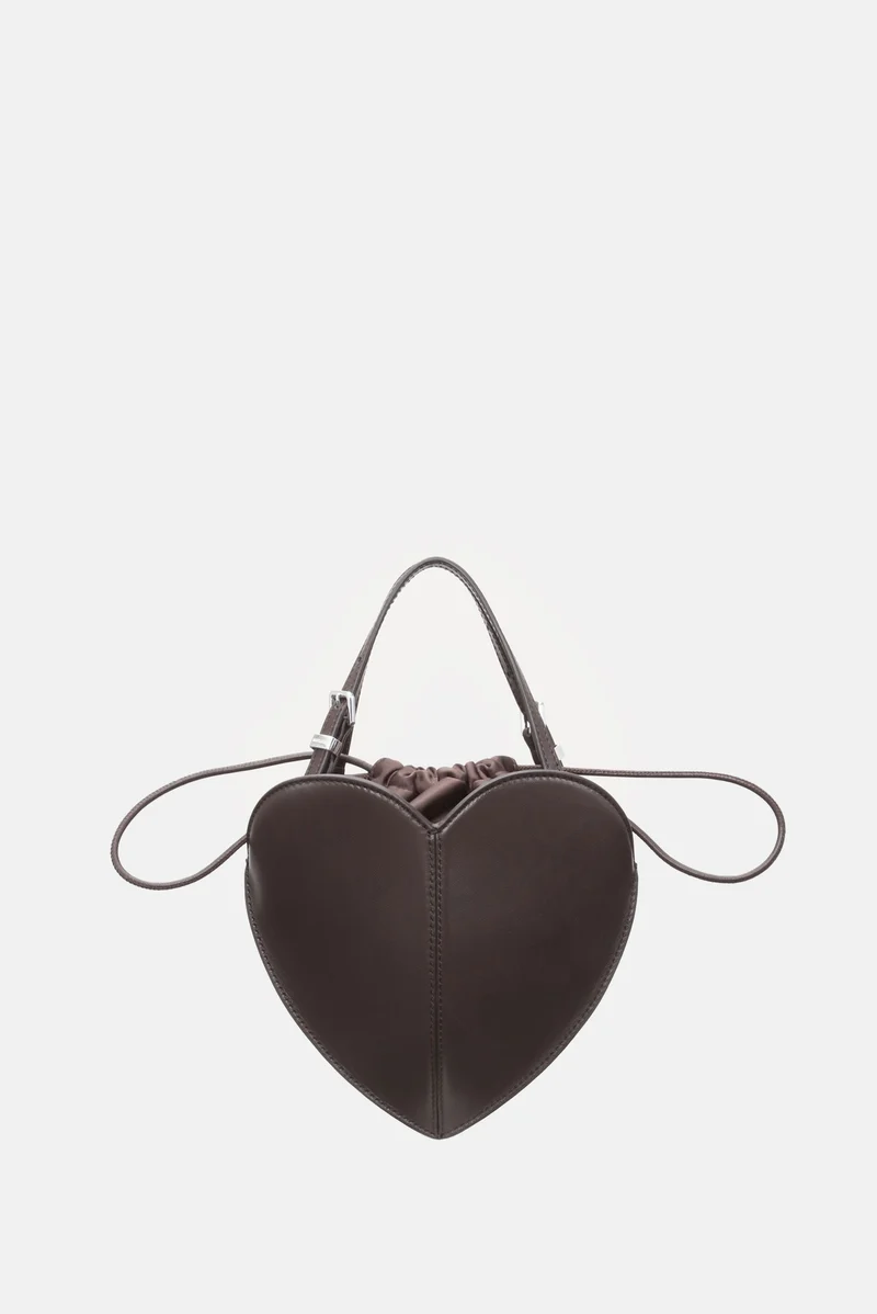 LEATHER HEART BAG