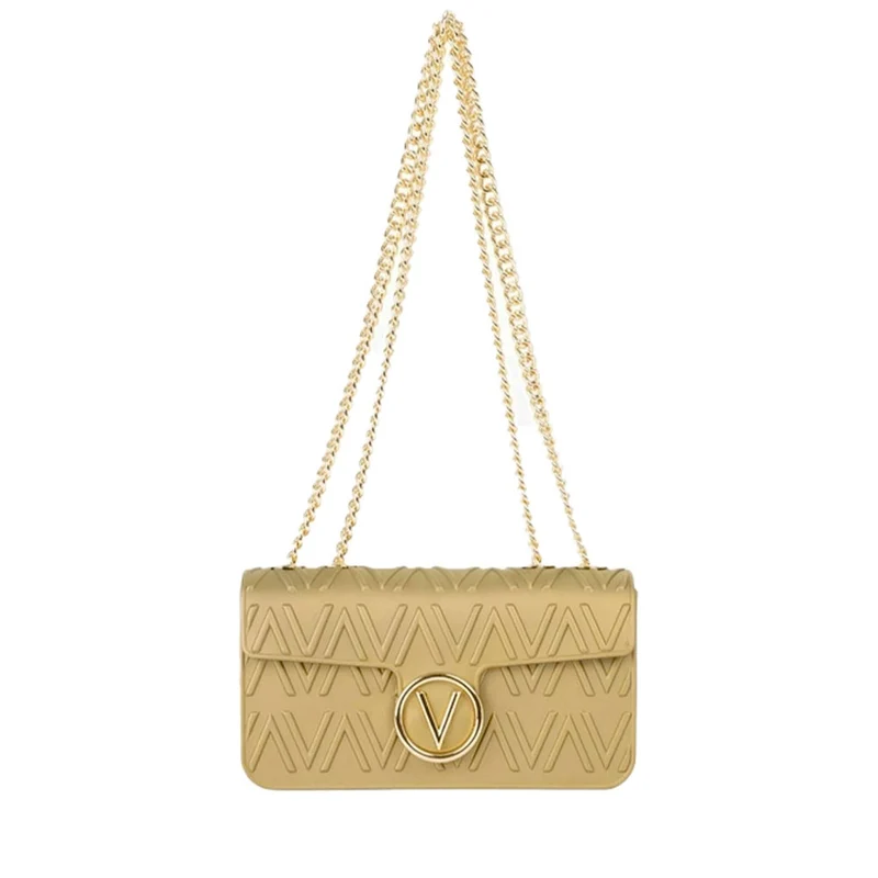 Borsa Donna a Spalla VALENTINO BAGS linea Bubble Colore Oro
