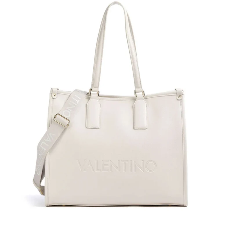Borsa Donna a Spalla VALENTINO BAGS linea Foxy Re Colore Ecru