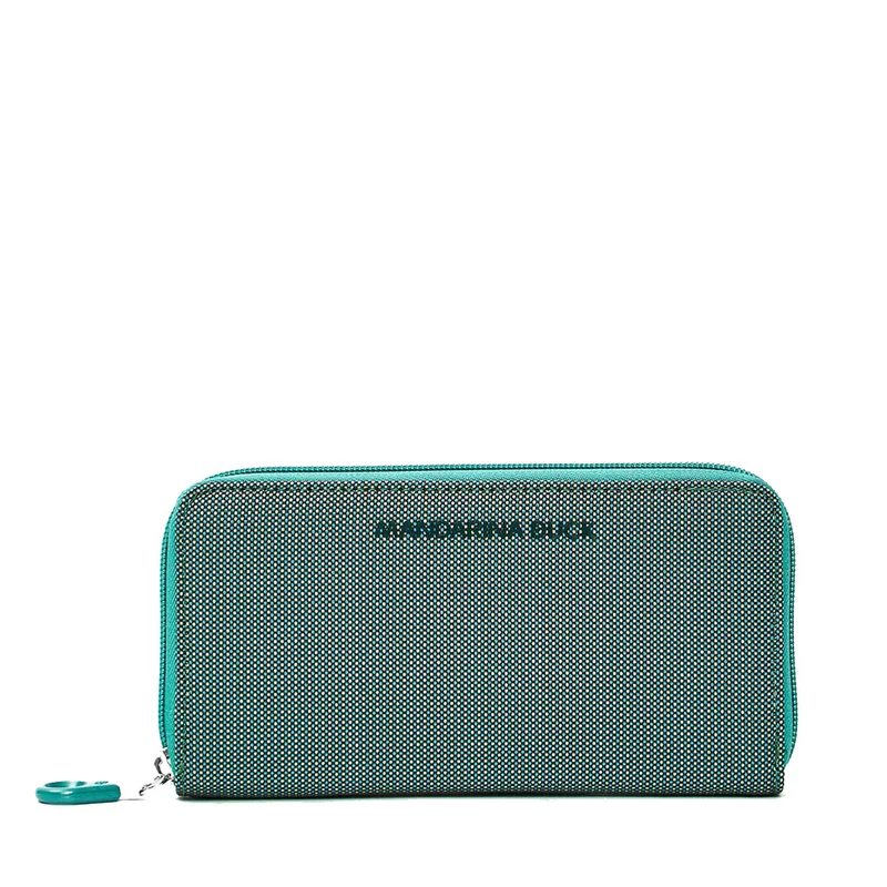 Portafoglio Donna Zip Around MANDARINA DUCK linea MD20 in Tessuto colore Emerald