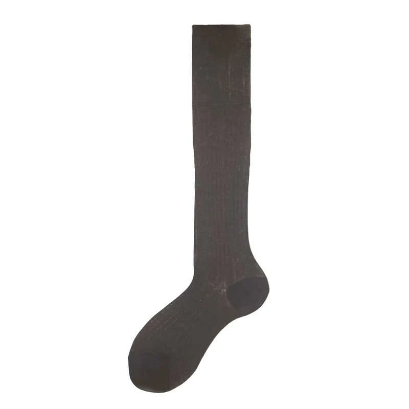 ALTO MILANO - Calzino Lungo - ABIGAIL - Marrone 005