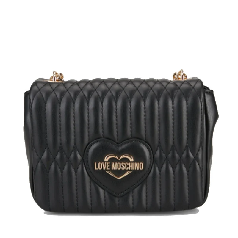 Borsa Donna a Tracolla LOVE MOSCHINO linea Bubby Love in Ecopelle Nera