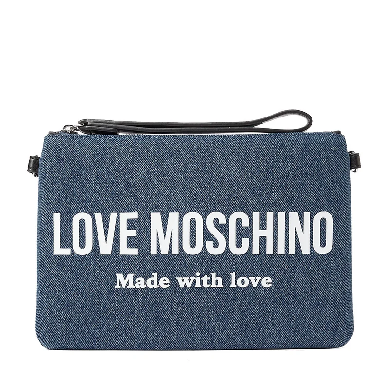 Pochette Donna LOVE MOSCHINO in Denim Blu