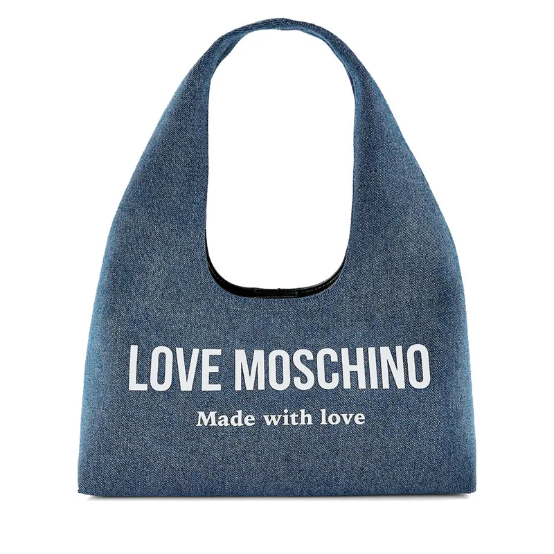 Hobo Bag Donna LOVE MOSCHINO in Denim Blu
