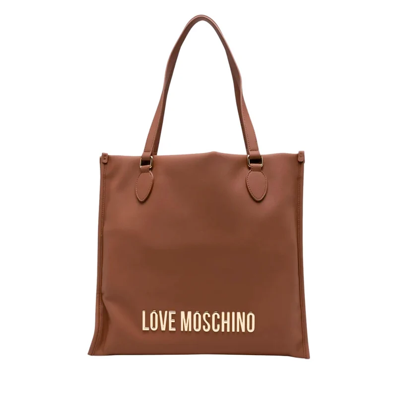 Shopping Bag Verticale LOVE MOSCHINO linea Bold Bag color Castagna