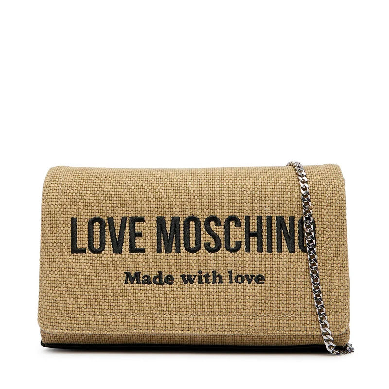 Clutch Donna LOVE MOSCHINO in Canvas color Oro