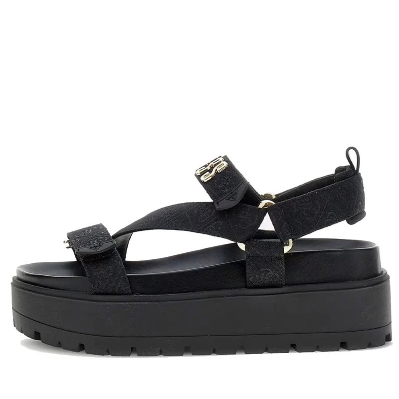 Sandali Donna GUESS Linea Fetta Colore Nero