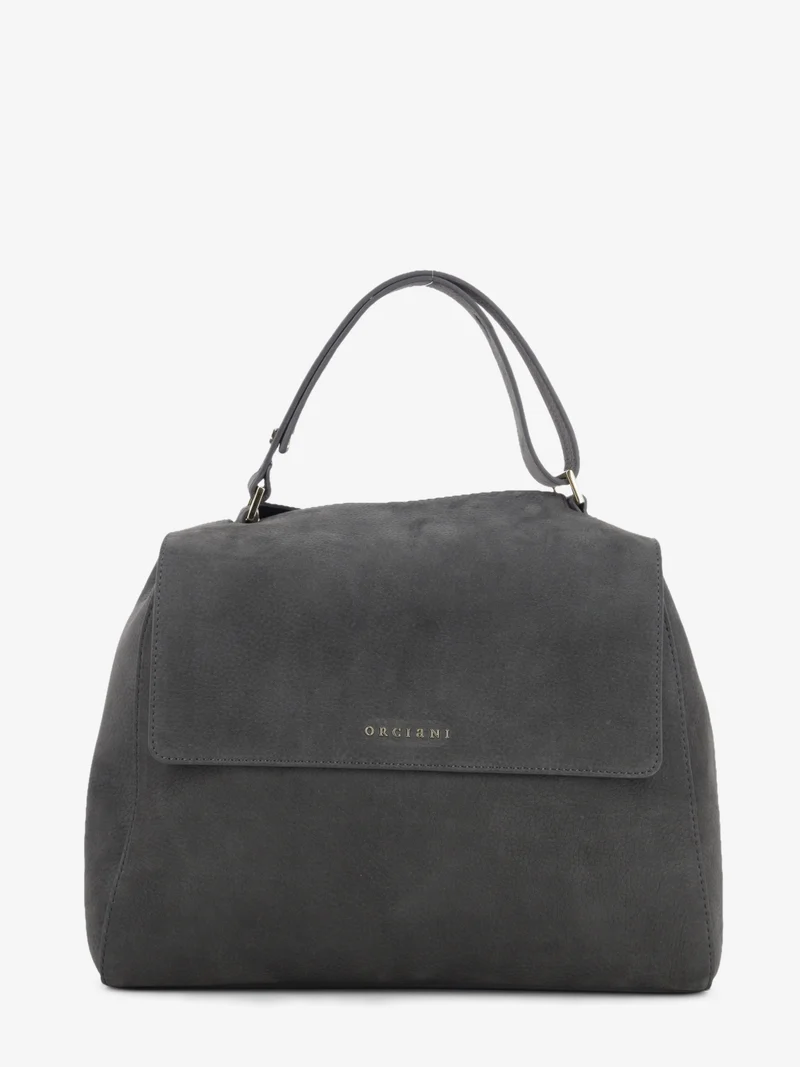 Borsa Sveva M nabuck carbone