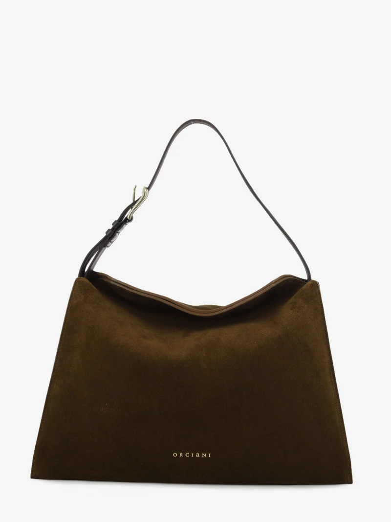 Borsa Trinity M peach tabacco / oro