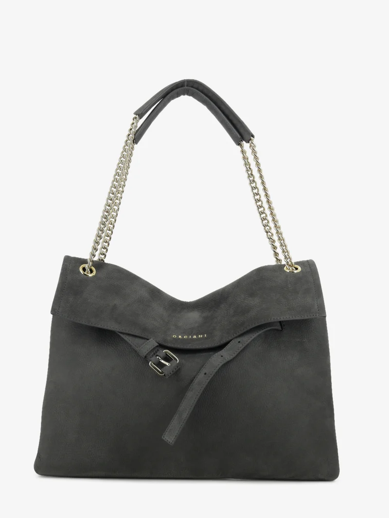 Borsa Venus midi nabuck carbone