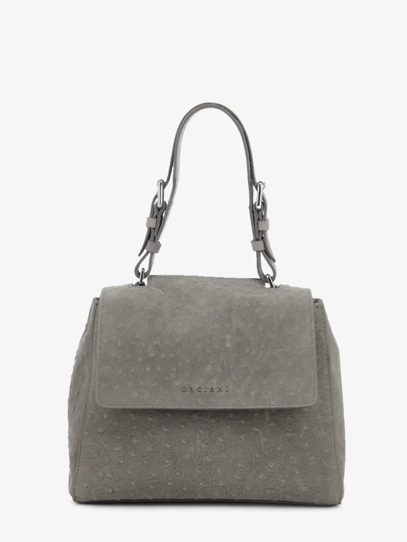 Borsa Sveva S struzzo acacia