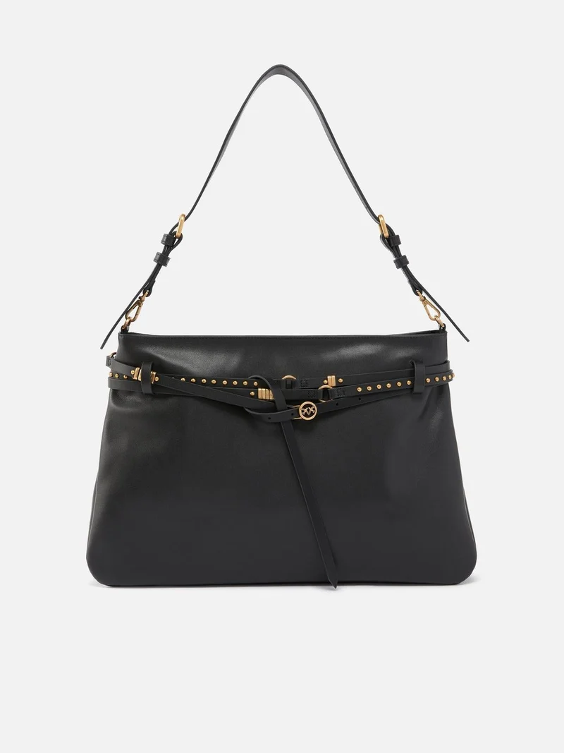 PINKO BELT BAG BIG VITELLO MORBIDO