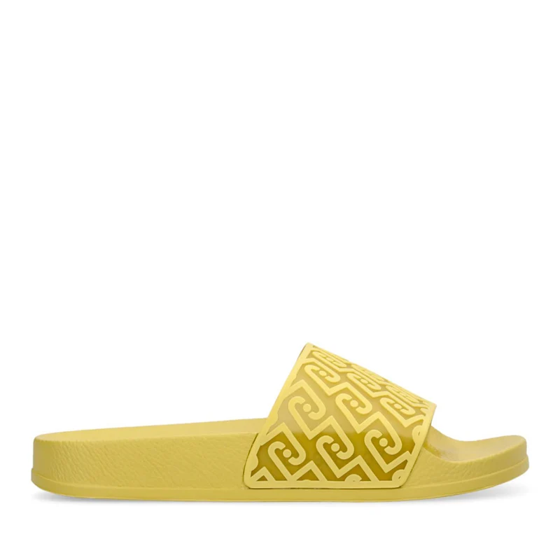 Ciabatte Donna LIU JO Kos 21 stampa Monogram in Gomma Citronette