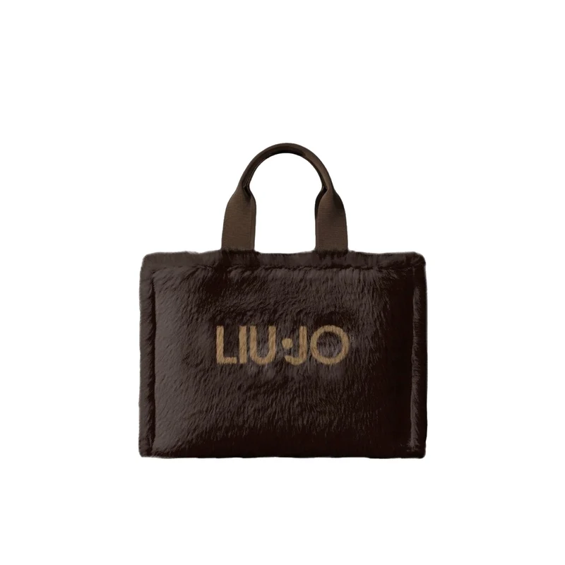Borsa Donna shopper effetto pelliccia