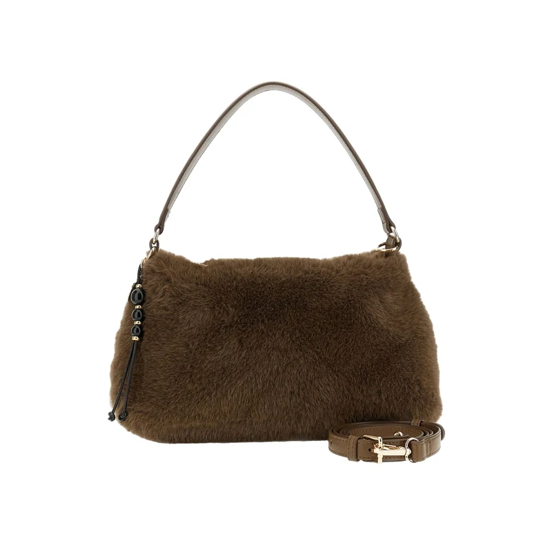 Borsa a spalla Donna in pelliccia sintetica