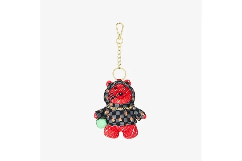 SPRAYGROUND DIABLO SCRIBBLE BEAR KEYCHAIN