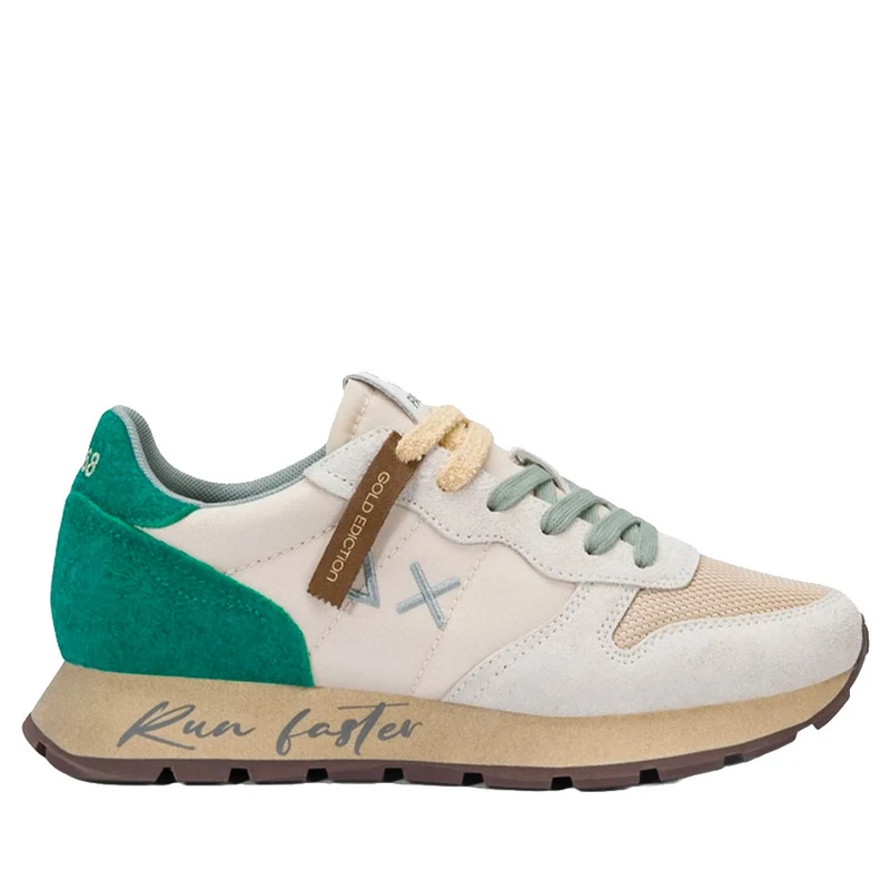 Scarpe Donna Sun68 Sneakers Ally Vintage Colore Bianco Panna - Z45207