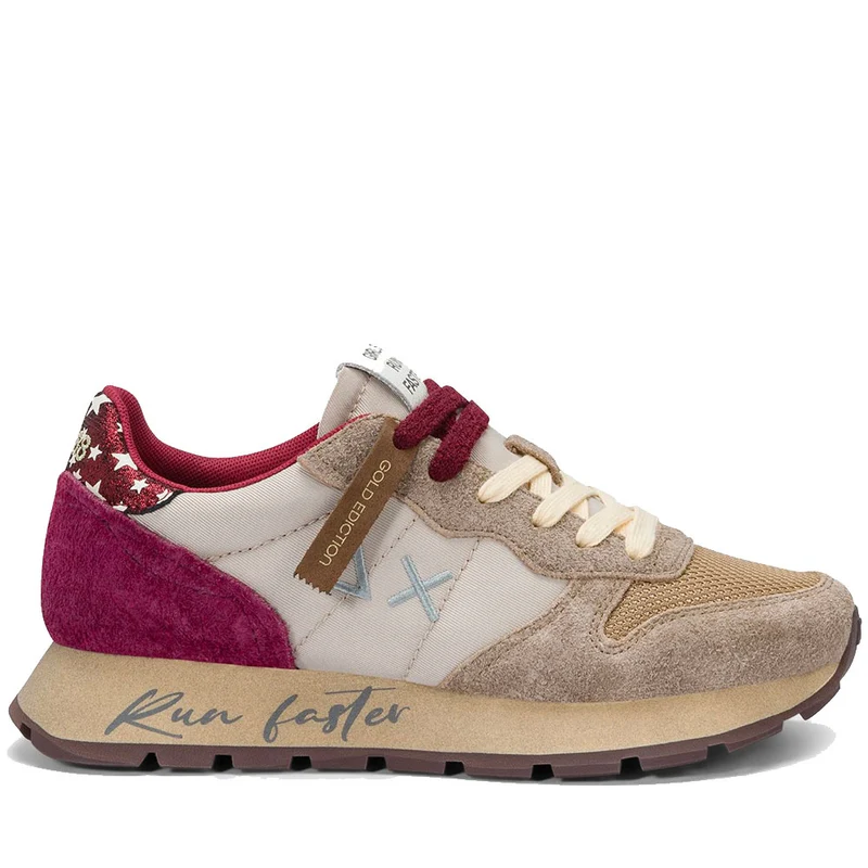 Scarpe Donna Sun68 Sneakers Ally Vintage Colore Beige - Z45207